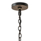 Meyda Lighting Paloma Golpe 197674 60" 12-Light Textured Black Pendant Light