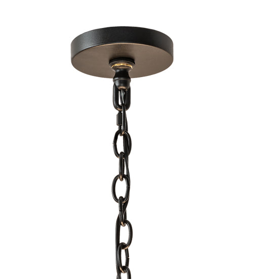 Meyda Lighting Paloma Golpe 197674 60" 12-Light Textured Black Pendant Light
