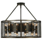 Meyda Lighting Paloma Golpe 30" 36-Light Restoration Bronze Pendant Light