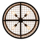 Meyda Lighting Paloma Golpe 30" 4-Light Flat Black & Metallic Bronze Semi-flush Mount Light