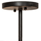 Meyda Lighting Paloma Golpe 30" 4-Light Flat Black & Metallic Bronze Semi-flush Mount Light