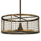 Meyda Lighting Paloma Golpe 30" Antique Copper Pendant Light
