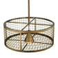 Meyda Lighting Paloma Golpe 30" Antique Copper Pendant Light