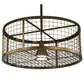 Meyda Lighting Paloma Golpe 30" Antique Copper Pendant Light