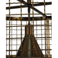 Meyda Lighting Paloma Golpe 30" Antique Copper Pendant Light