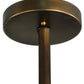 Meyda Lighting Paloma Golpe 30" Antique Copper Pendant Light