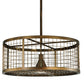 Meyda Lighting Paloma Golpe 30" Antique Copper Pendant Light