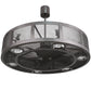 Meyda Lighting Paloma Golpe 48" 12-Light Bronze Metallic Chandelier With Fan
