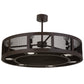 Meyda Lighting Paloma Golpe 48" 12-Light Cafe Noir Chandelier With Fan