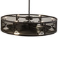 Meyda Lighting Paloma Golpe 48" 12-Light Oil Rubbed Bronze Chandelier With Fan