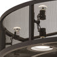 Meyda Lighting Paloma Golpe 48" 12-Light Oil Rubbed Bronze Chandelier With Fan