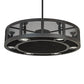 Meyda Lighting Paloma Golpe 48" 12-Light Wrought Iron Chandelier With Fan