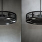 Meyda Lighting Paloma Golpe 48" 12-Light Wrought Iron Chandelier With Fan
