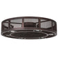 Meyda Lighting Paloma Golpe 48" 6-Light Mahogany Bronze Chandelier With Fan