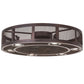 Meyda Lighting Paloma Golpe 48" 6-Light Mahogany Bronze Chandelier With Fan