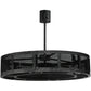 Meyda Lighting Paloma Golpe 48" 6-Light Matte Clear Chandelier With Fan