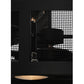 Meyda Lighting Paloma Golpe 48" 6-Light Wrought Iron Chandelier With Black Mesh Shade and Fan