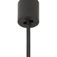 Meyda Lighting Paloma Golpe 48" 6-Light Wrought Iron Chandelier With Black Mesh Shade and Fan