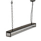 Meyda Lighting Paloma Golpe 49" 2-Light Flat Black Island Pendant Light