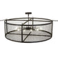 Meyda Lighting Paloma Golpe 60" 12-Light Timeless Bronze Pendant Light