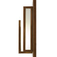 Meyda Lighting Pandora 7" LED Art Deco Gold Wall Sconce With White Flash Shade Glass