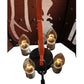 Meyda Lighting Panier Wasre 33" 4-Light Black Pendant Light