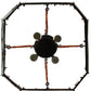 Meyda Lighting Panier Wasre 33" 4-Light Black Pendant Light