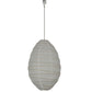 Meyda Lighting Papier 15" Lantern Pendant Light With White Paper Shade