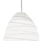 Meyda Lighting Papier 15" Lantern Pendant Light With White Paper Shade