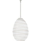 Meyda Lighting Papier 15" Lantern Pendant Light With White Paper Shade