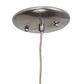 Meyda Lighting Papier 19" Extreme Chrome Lantern Pendant Light With White Textrene Shade