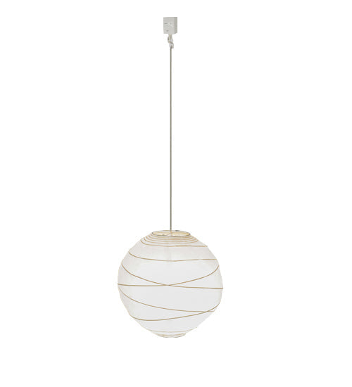Meyda Lighting Papier 19" Lantern Pendant Light With White Paper Shade