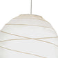 Meyda Lighting Papier 19" Lantern Pendant Light With White Paper Shade