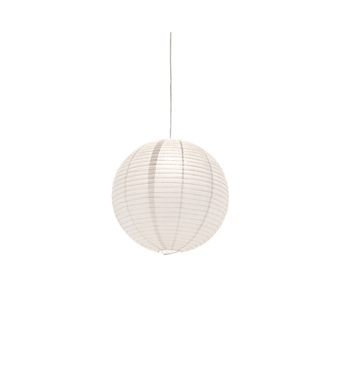 Meyda Lighting Papier 30" Lantern Pendant Light With White Paper Shade
