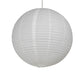 Meyda Lighting Papier 30" Lantern Pendant Light With White Paper Shade