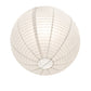 Meyda Lighting Papier 30" Lantern Pendant Light With White Paper Shade