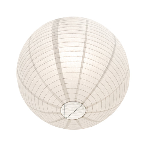 Meyda Lighting Papier 30" Lantern Pendant Light With White Paper Shade
