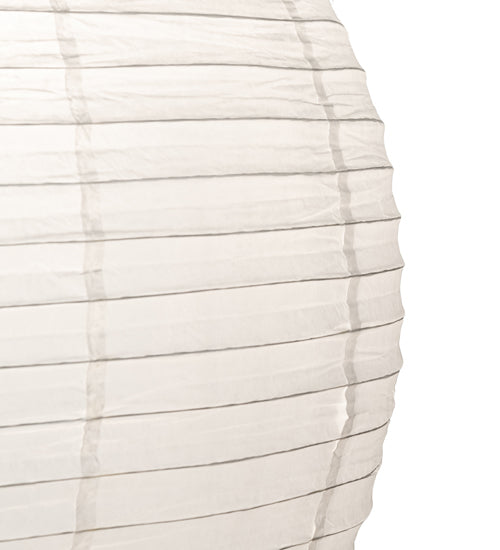 Meyda Lighting Papier 30" Lantern Pendant Light With White Paper Shade