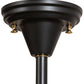 Meyda Lighting Paramount 10" Solar Black & Polished Brass Pendant Light With White Shade Glass