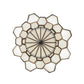 Meyda Lighting Paramount 12" Antique Iron Gate Pendant Light With White Art Shade Glass