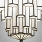Meyda Lighting Paramount 12" Light Craftsman Brown Pendant Light With White Art Shade Glass