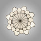 Meyda Lighting Paramount 24" Craftsman Brown Pendant Light With White Opaque Shade Glass