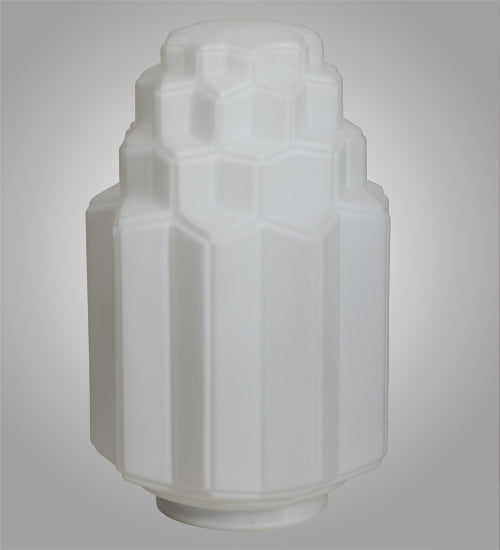 Meyda Lighting Paramount Revival 10" White Shade Glass