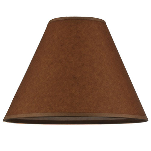 Meyda Lighting Parchment 10" Chocolate Oil Parchment Shade