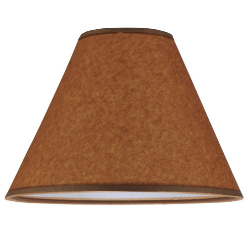 Meyda Lighting Parchment 10" Chocolate Oil Parchment Shade