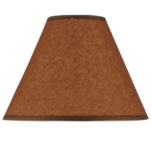 Meyda Lighting Parchment 10" Chocolate Oil Parchment Shade