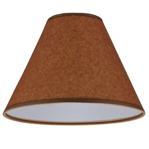 Meyda Lighting Parchment 10" Chocolate Oil Parchment Shade