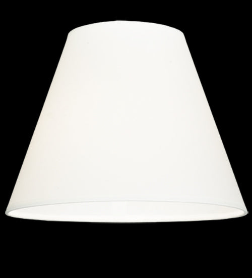 Meyda Lighting Parchment 10"W x 8"H White Fabric Shade
