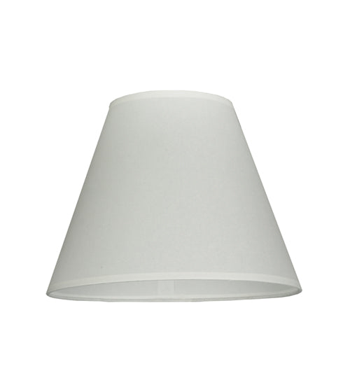 Meyda Lighting Parchment 10"W x 8"H White Fabric Shade