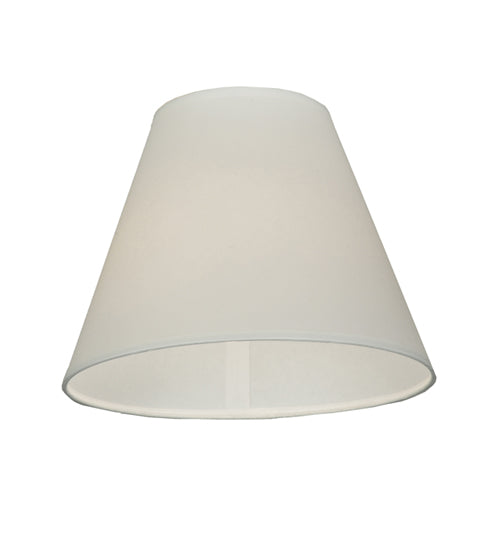 Meyda Lighting Parchment 10"W x 8"H White Fabric Shade